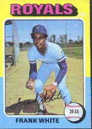 1975 Topps #569 Frank White