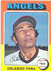1975 Topps #573 Orlando Pena