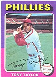 1975 Topps #574 Tony Taylor