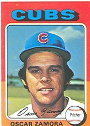1975 Topps #604 Oscar Zamora RC