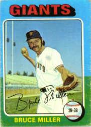 1975 Topps #606 Bruce Miller RC