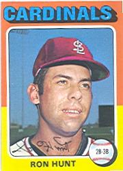 1975 Topps #610 Ron Hunt