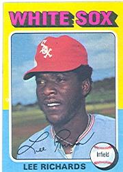 1975 Topps #653 Lee Richard UER/(Listed as Richards/on card front)