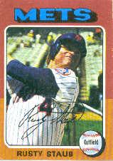 1975 Topps Mini #90 Rusty Staub
