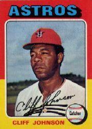 1975 Topps Mini #143 Cliff Johnson