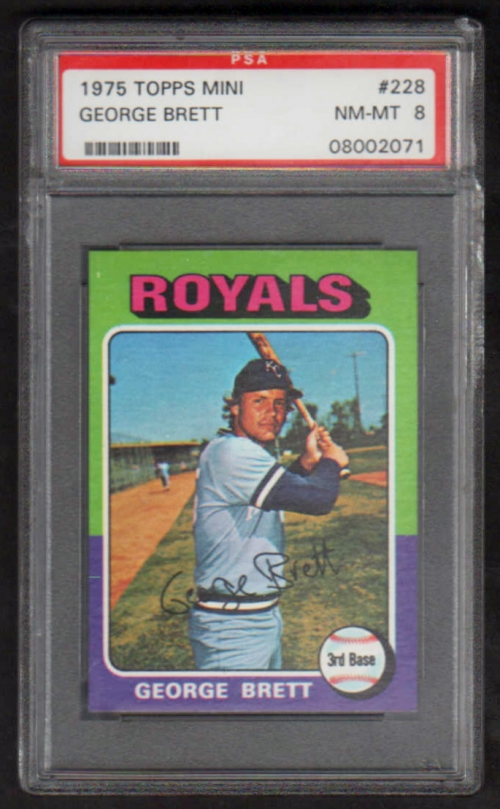 1975 Topps Mini #228 George Brett