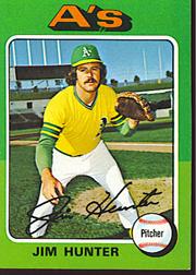 1975 Topps Mini #230 Jim Hunter
