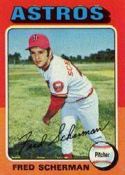 1975 Topps Mini #252 Fred Scherman