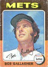 1975 Topps Mini #406 Bob Gallagher