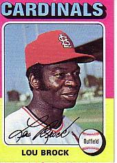 1975 Topps Mini #540 Lou Brock