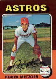 1975 Topps Mini #541 Roger Metzger