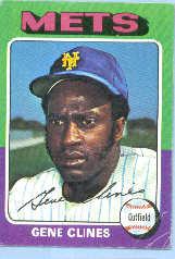 1975 Topps Mini #575 Gene Clines
