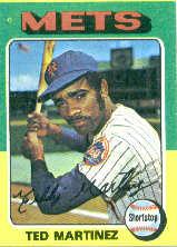 1975 Topps Mini #637 Ted Martinez