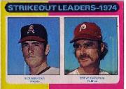 1975 O-Pee-Chee #312 Nolan Ryan/S.Carlton LL