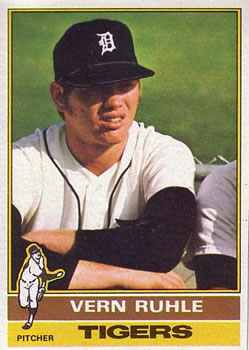 1976 Topps #89 Vern Ruhle