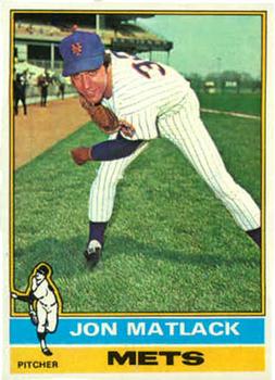 1976 Topps #190 Jon Matlack