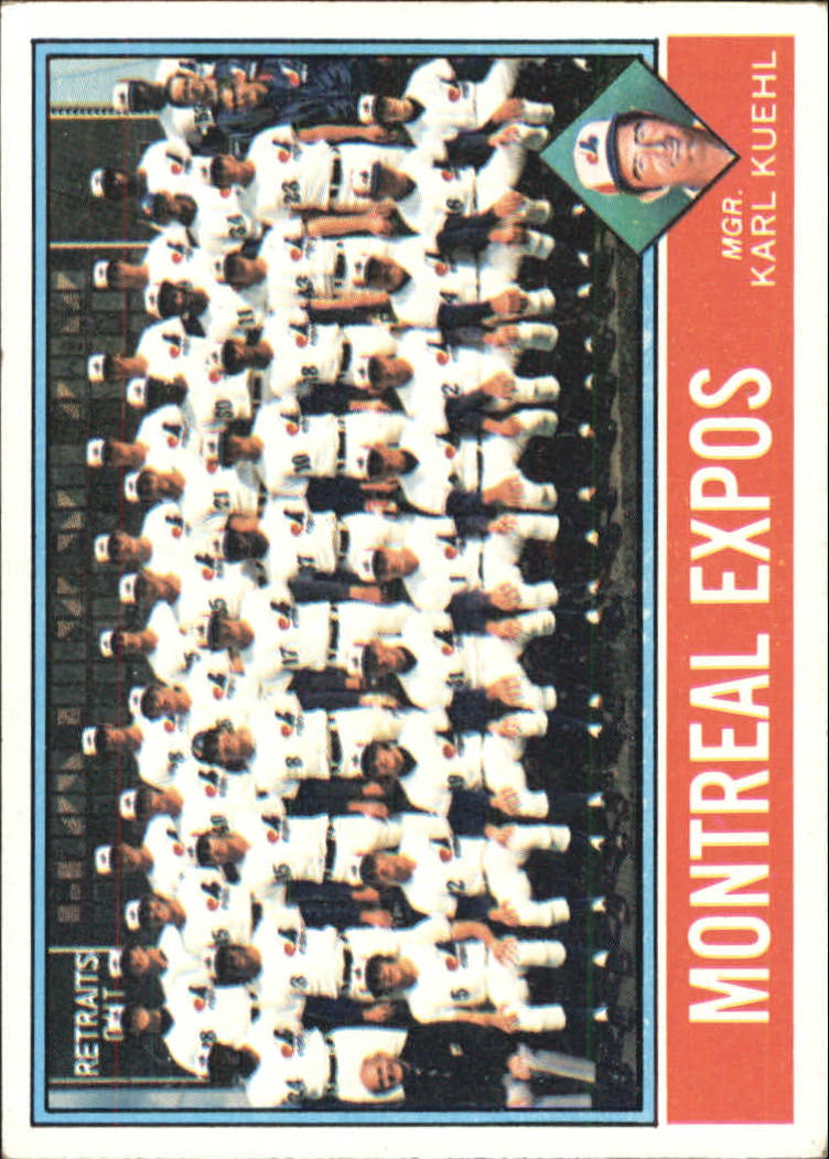 1976 Topps #216 Montreal Expos CL/Karl Kuehl MG