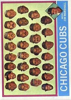1976 Topps #277 Chicago Cubs CL/Jim Marshall MG