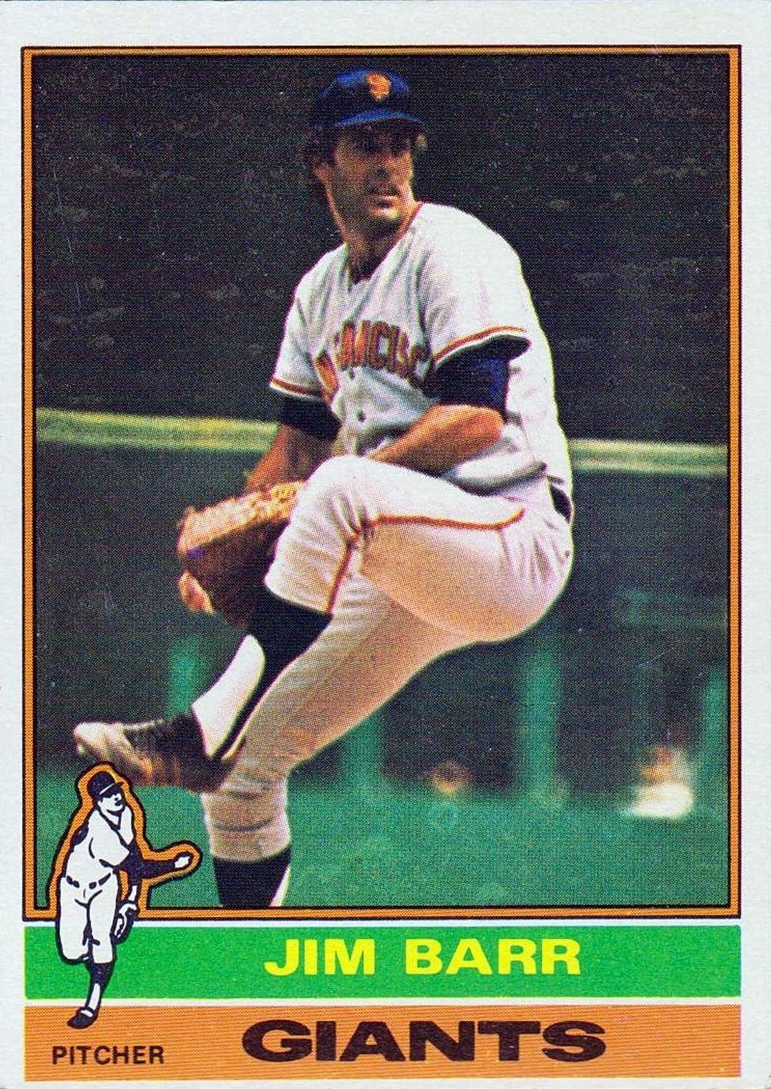 1976 Topps #308 Jim Barr