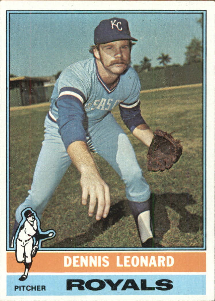 1976 Topps #334 Dennis Leonard