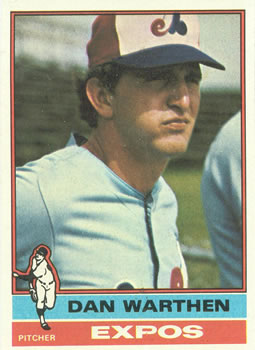 1976 Topps #374 Dan Warthen RC
