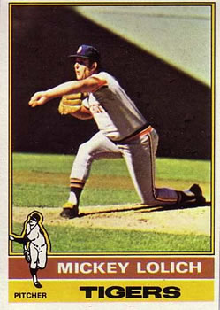 1976 Topps #385 Mickey Lolich