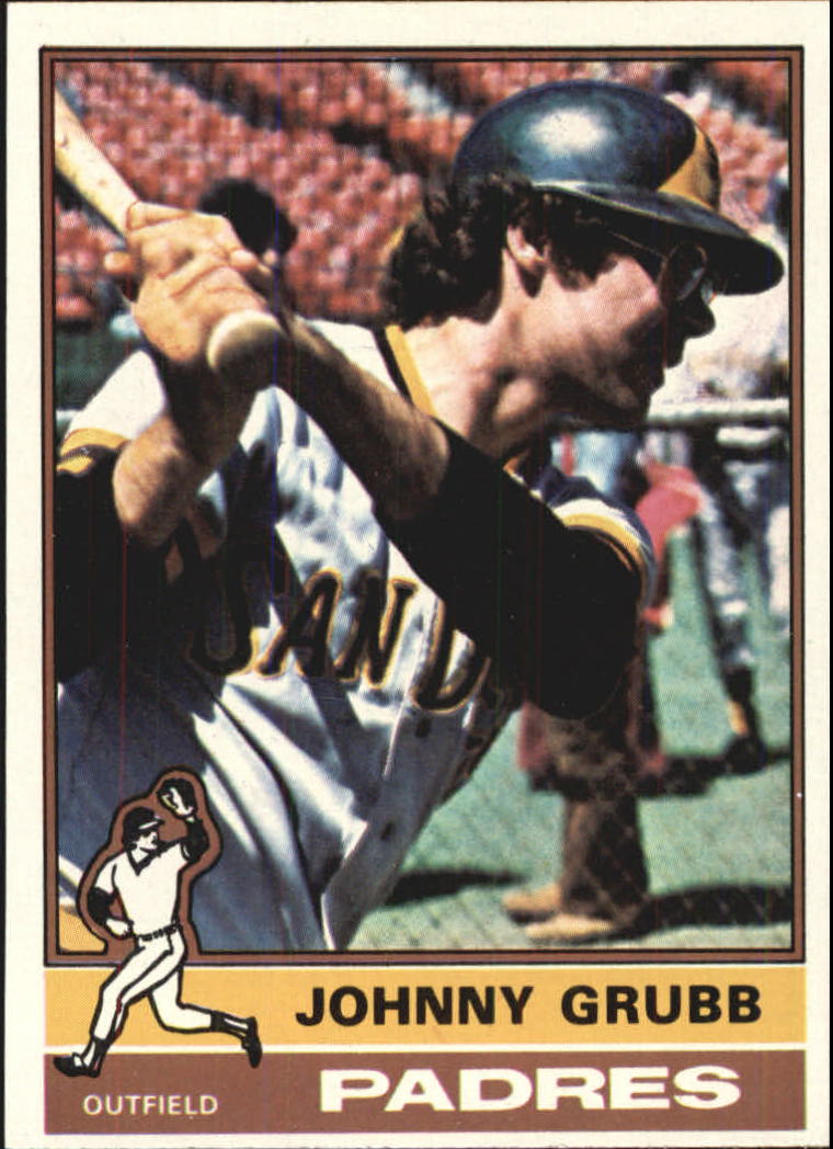 1976 Topps #422 Johnny Grubb