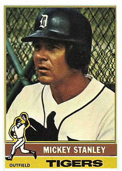 1976 Topps #483 Mickey Stanley