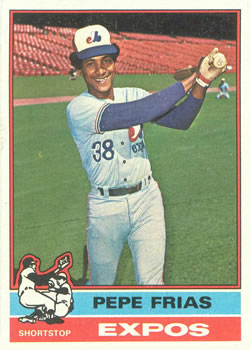 1976 Topps #544 Pepe Frias