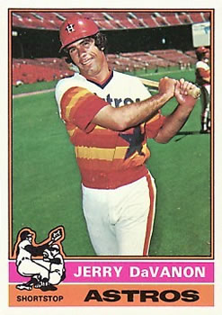 1976 Topps #551 Jerry DaVanon