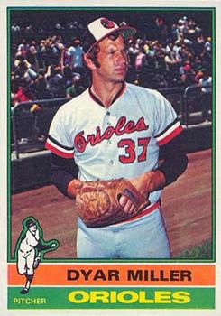 1976 Topps #555 Dyar Miller
