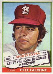 1976 Topps Traded #524T Pete Falcone