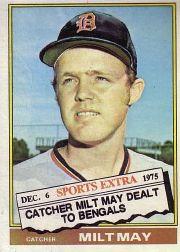 1976 Topps Traded #532T Milt May
