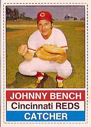 1976 Hostess #22 Johnny Bench