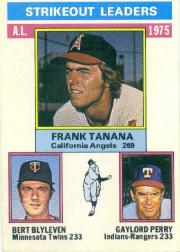 1976 O-Pee-Chee #204 Tanana/Blylev/Perry LL
