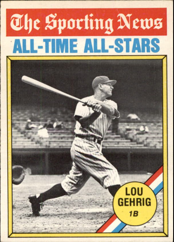 1976 O-Pee-Chee #341 Lou Gehrig ATG