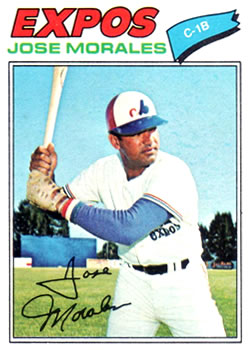 1977 Topps #102 Jose Morales