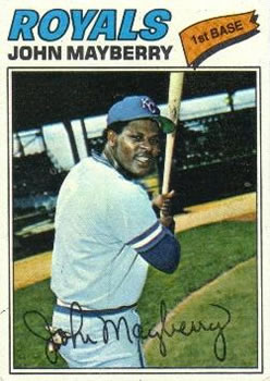 1977 Topps #244 John Mayberry