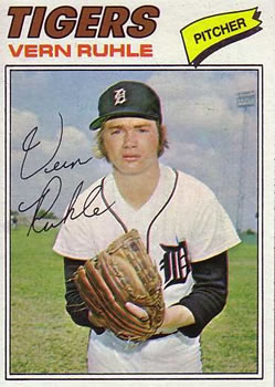 1977 Topps #311 Vern Ruhle