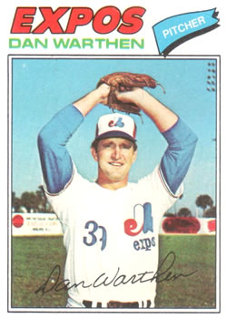 1977 Topps #391 Dan Warthen