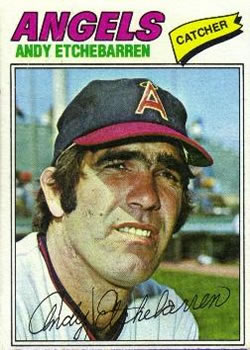 1977 Topps #454 Andy Etchebarren