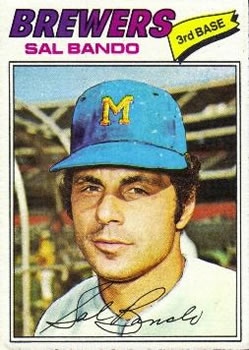 1977 Topps #498 Sal Bando