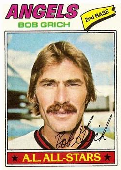 1977 Topps #521 Bob Grich/Only card in set with no date of birth