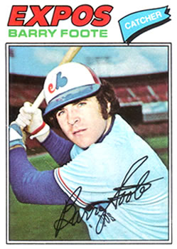 1977 Topps #612 Barry Foote