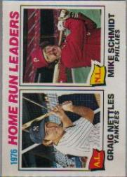 1977 O-Pee-Chee #2 Graig Nettles/Mike Schmidt LL