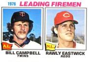 1977 O-Pee-Chee #8 Bill Campbell/Rawly Eastwick LL