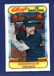1978 Kellogg's #32 Eric Soderholm