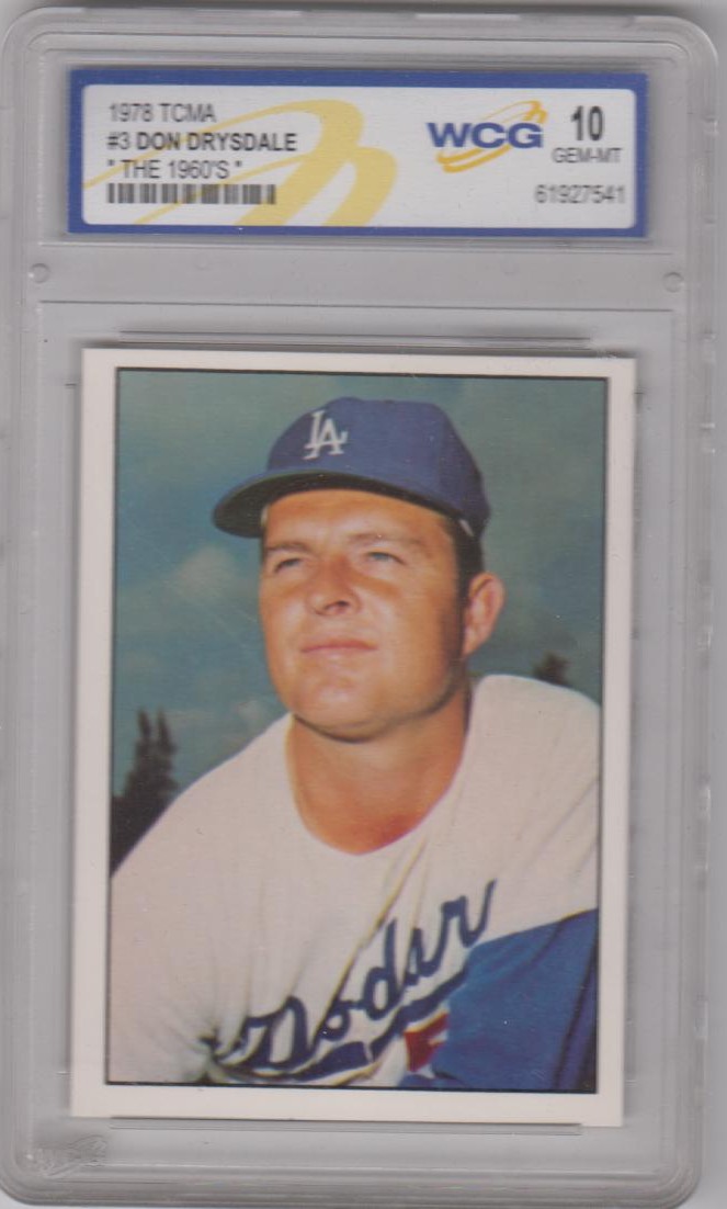 1978 TCMA 60'S I #3 Don Drysdale