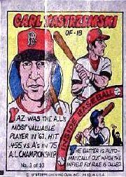 1979 Topps Comics #3 Carl Yastrzemski