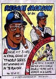 1979 Topps Comics #12 Reggie Jackson